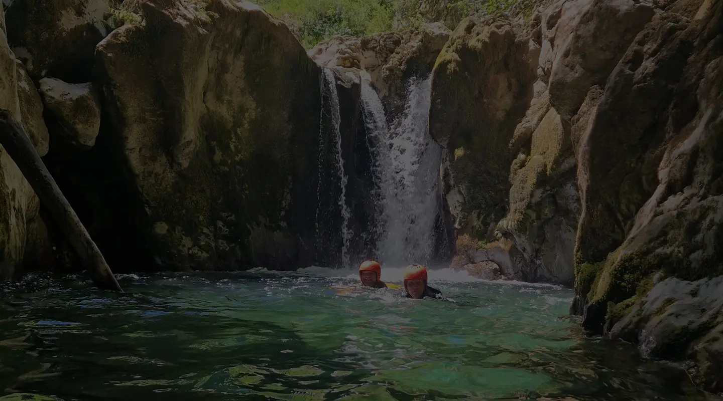 Canyoning Bosnia and Herzegovina, Camp Nomad tours in Hrčavka canyon